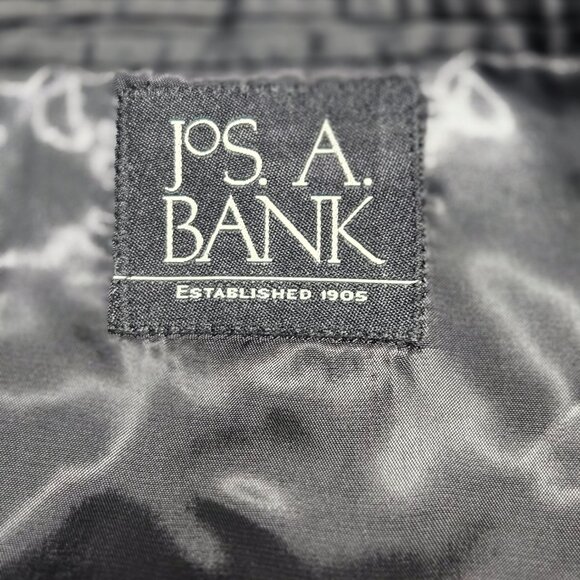 Jos A Bank 100% Cashmere Executive Blazer Men’s 44 Long Black 2 Button - Picture 9 of 16